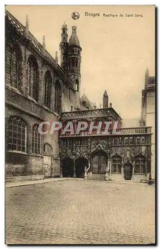 Cartes postales Bruges Basilique du Saint Sang
