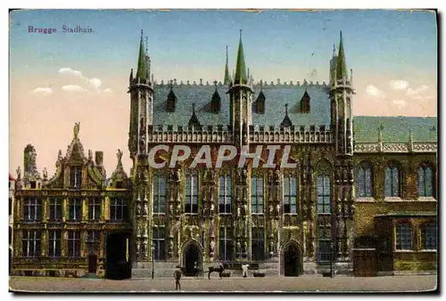 Cartes postales Bruges Stadhuis