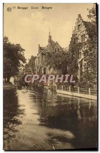 Cartes postales Bruges Dijver Bruges