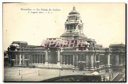 Cartes postales Bruxelles Le Palais de Justice