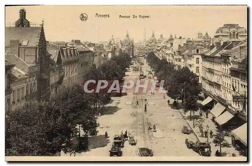 Cartes postales Anvers Avenue De Keyser