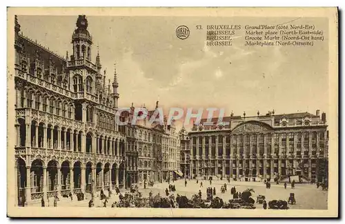 Cartes postales Bruxelles Grand Place