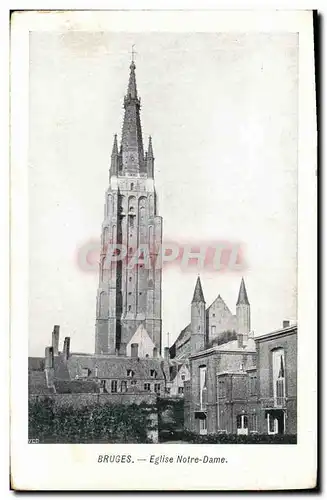 Ansichtskarte AK Bruges Eglise Notre Dame