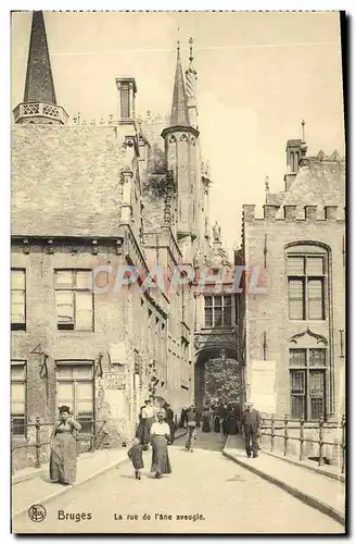 Cartes postales Bruges La Rue de L Anne Aveugle