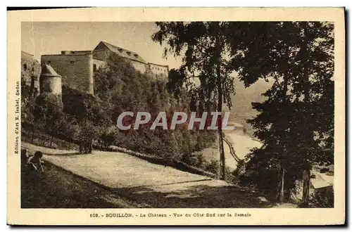 Cartes postales Bouillon Le Chateau Vue du Cote Sud Sur la Semois