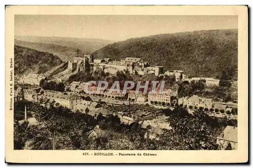 Cartes postales Bouillon Panorama du Chateau