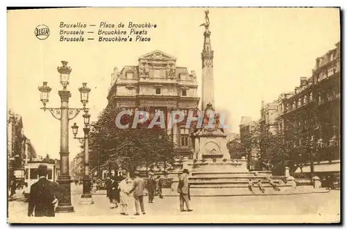 Cartes postales Bruxelles Place de Brouckere