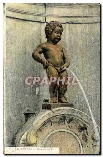 Cartes postales Bruxelles Maineken Pis