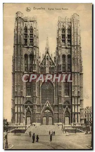 Cartes postales Bruxelles Eglise Sainte Gudule