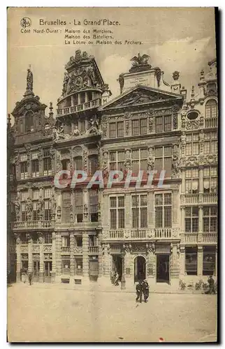 Ansichtskarte AK Bruxelles La Grand Place Cote Nord Quest