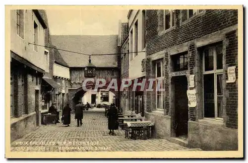Cartes postales Vieux Bruxelles Rue pittoresque