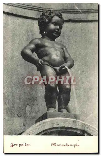 Cartes postales Bruxelles Mannechen Pis