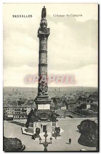 Cartes postales Bruxelles Colonne du Congres