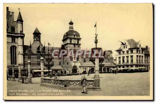 Ansichtskarte AK Bruxelles La Place Des Bailles