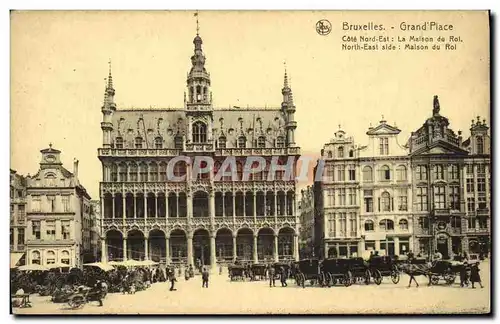 Cartes postales Bruxelles Grand Place Maison du roi