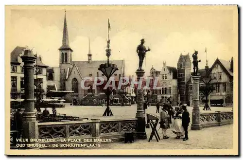 Ansichtskarte AK Bruxelles La Place Des Bailles