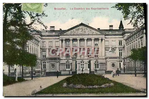 Cartes postales Bruxelles La Chambre des Representants