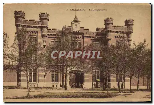Cartes postales Charleroi La Gendaremerie