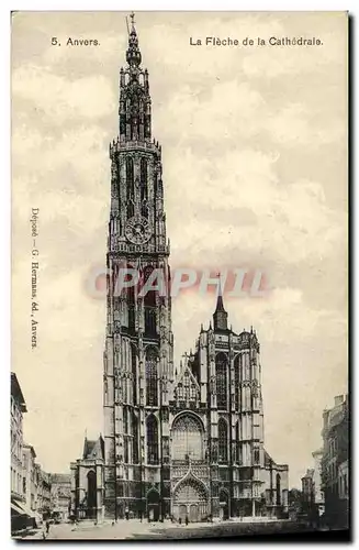 Cartes postales Anvers La Fleche de la Cathedrale