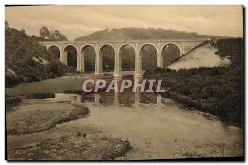 Ansichtskarte AK La Semois La Belgique Pittoresque Viaduc du chemin de fer a Conques Herbeumont