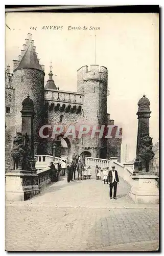 Cartes postales Anvers Entree du Steen