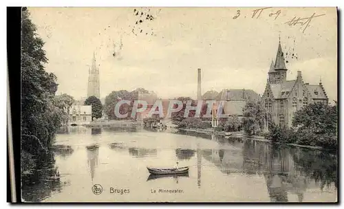 Cartes postales Bruges Le Minnewater