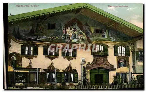 Cartes postales Mittenwald a Isar Hornsteinerhaus