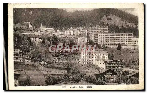 Cartes postales Leysin Les Hotels