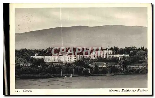 Cartes postales Geneve Nouveau Palais des Nations