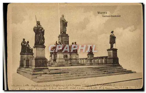 Cartes postales Worms Luther Denkmal