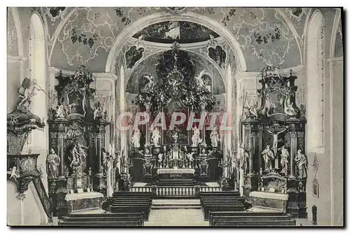 Cartes postales Oberammergau Inneres der Kirche