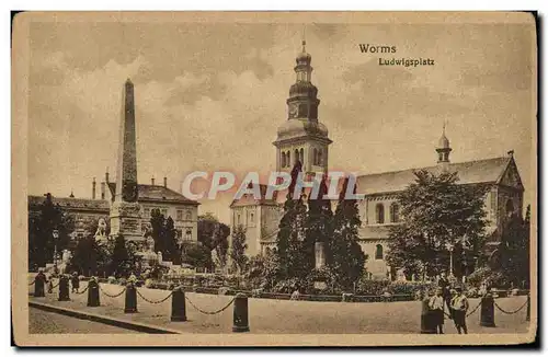 Cartes postales Worms Ludwigsplatz