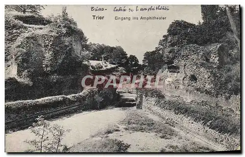 Cartes postales Trier Eingang Ins Amphitheater