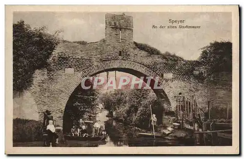 Cartes postales Speyer An Der Alten Stadtmeuer Enfants