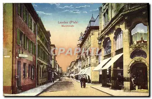 Cartes postales Landau Marktstrasse