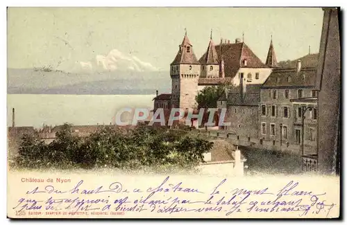 Cartes postales Geneve Chateau de Nyon