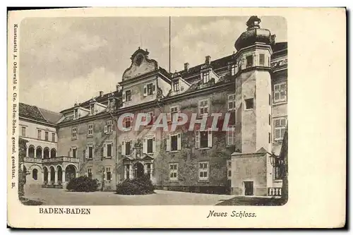 Cartes postales Baden Baden Neues Schloss