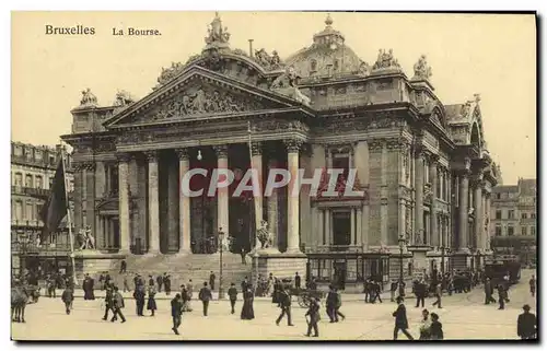 Cartes postales Bruxelles La Bourse