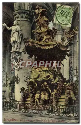 Cartes postales Bruxelles La Chaixe de Verite de Sainte Gudule