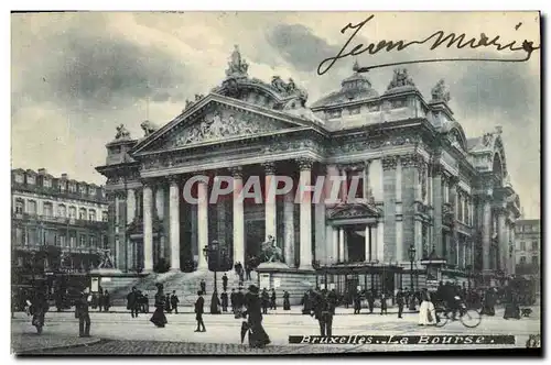 Cartes postales Bruxelles La Bourse