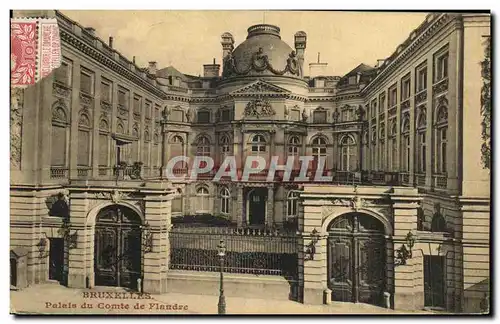 Ansichtskarte AK Bruxelles Palais Du Comte de Flandre