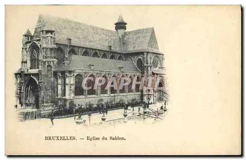 Cartes postales Bruxelles Eglise Du Sablon