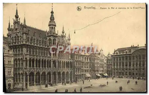 Ansichtskarte AK Bruxelles Maison du Roi et Maisons de la Grand place