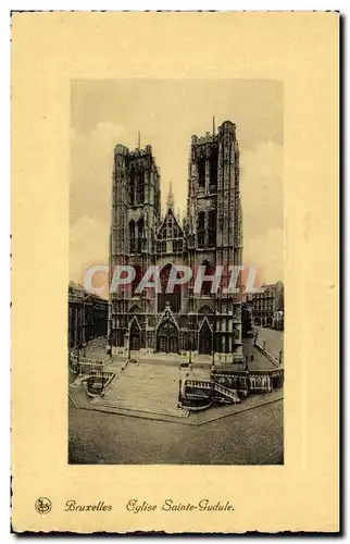 Cartes postales Bruxelles Eglise Sainte Gudule