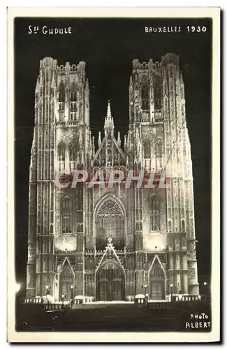 Cartes postales Bruxelles Eglise Sainte Gudule