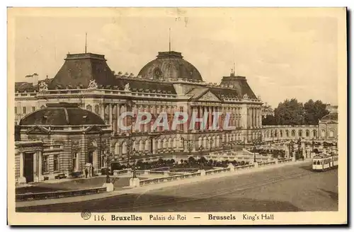 Cartes postales Bruxelles Palais du Roi