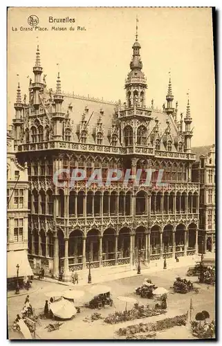 Ansichtskarte AK Bruxelles La Grand Place Maison du Roi