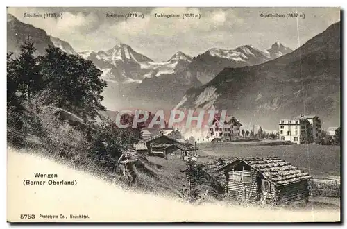 Cartes postales Wengen Berner Oberland