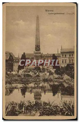 Cartes postales Worms Ludwigsdenkmal