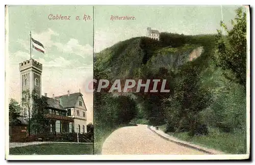Cartes postales Coblenz Rittersturz